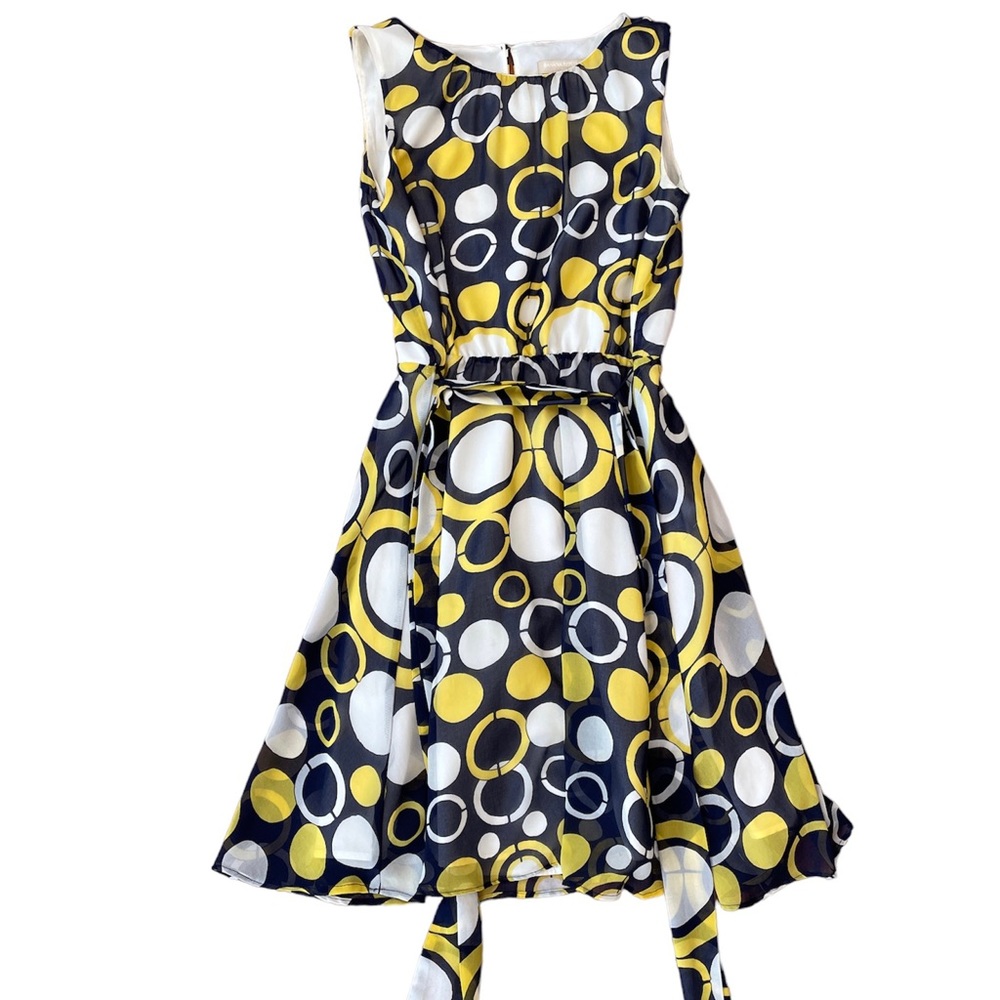 Polka Dot Patterned A-line Dress SIZE 4P